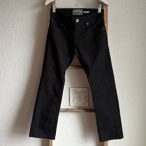 Levi’s Strauss Boys Skinny Black Jeans sz: 8R